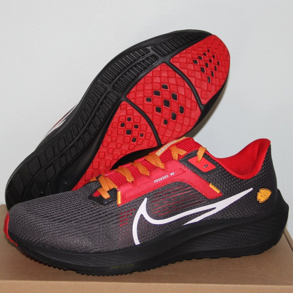 Nike Air Zoom Pegasus 40 Kansas City Chiefs Running Men 9 10 11.5